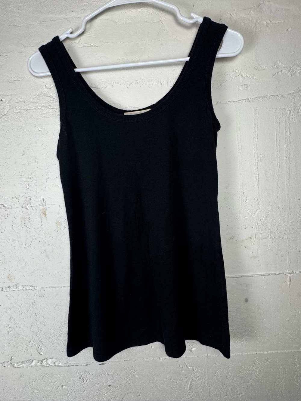 Johnny Was CALME BASIC TANK Classic Black Scoop Neck‎ Tank Top Bamboo XS
